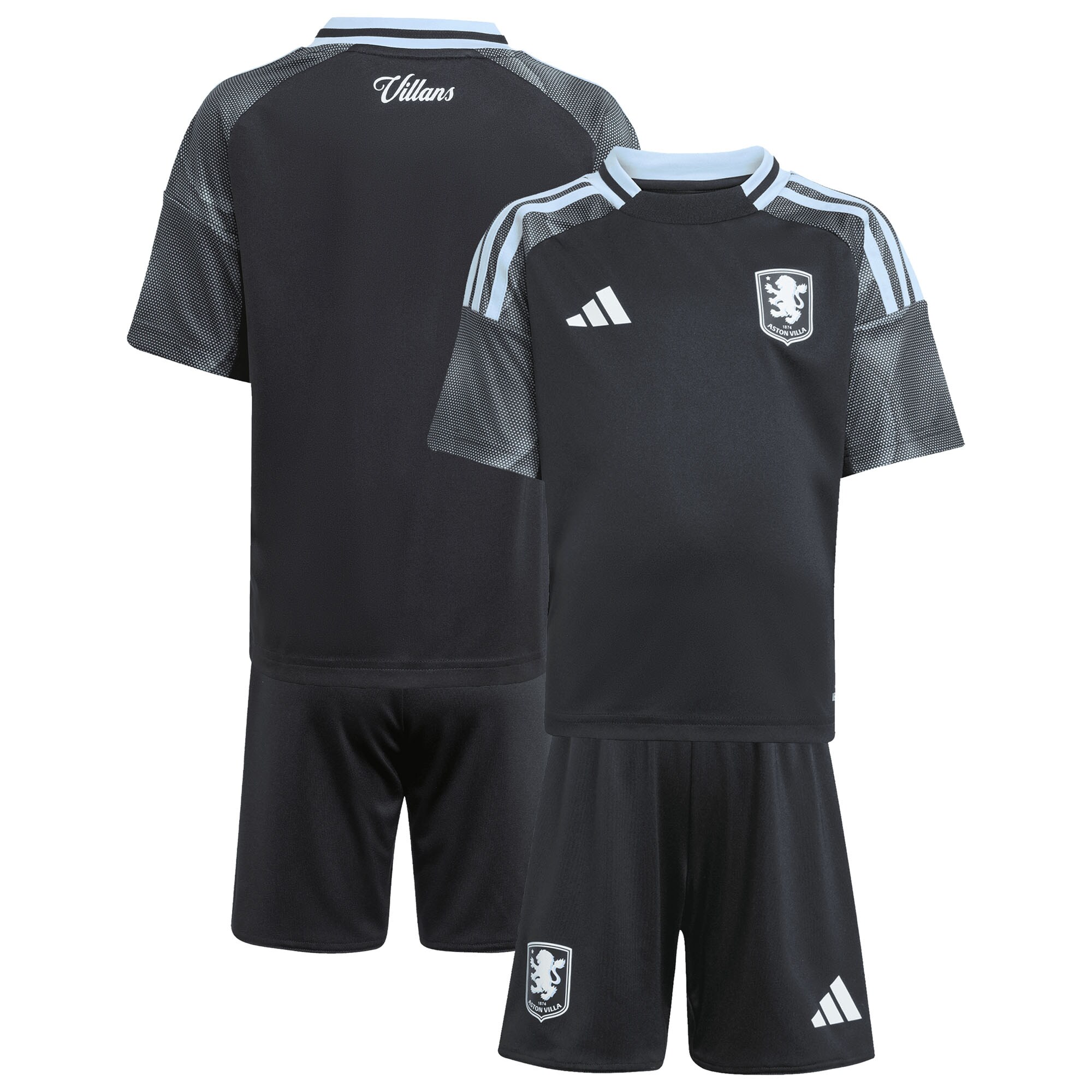 aston villa adidas away mini kit 2025-26 Collection | Official Aston Villa Jerseys for Fans