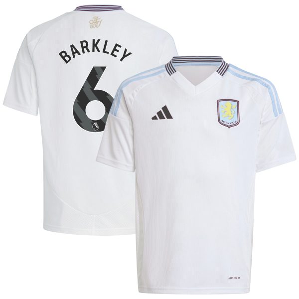 aston villa adidas away shirt 2024-25 – kids with barkley 6 printing Collection | Official Aston Villa Jerseys for Fans