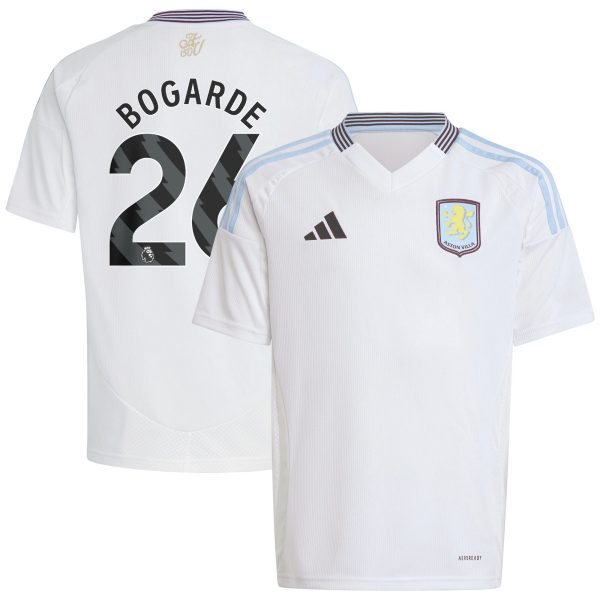 aston villa adidas away shirt 2024-25 – kids with bogarde 26 printing Collection | Official Aston Villa Jerseys for Fans