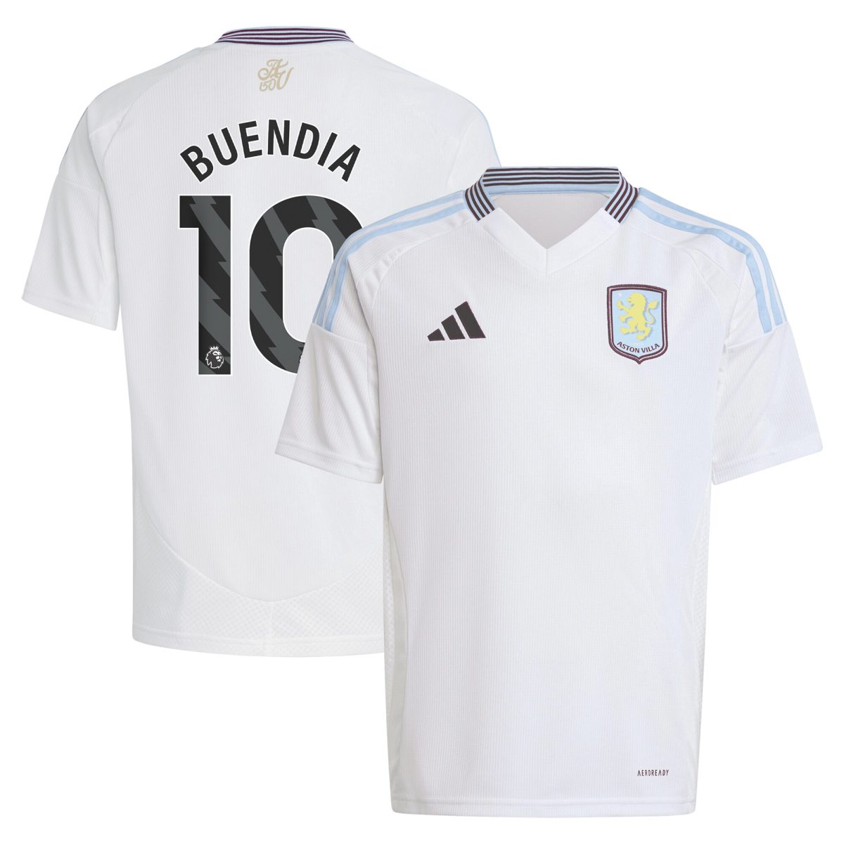 aston villa adidas away shirt 2024-25 – kids with buendia 10 printing Collection | Official Aston Villa Jerseys for Fans