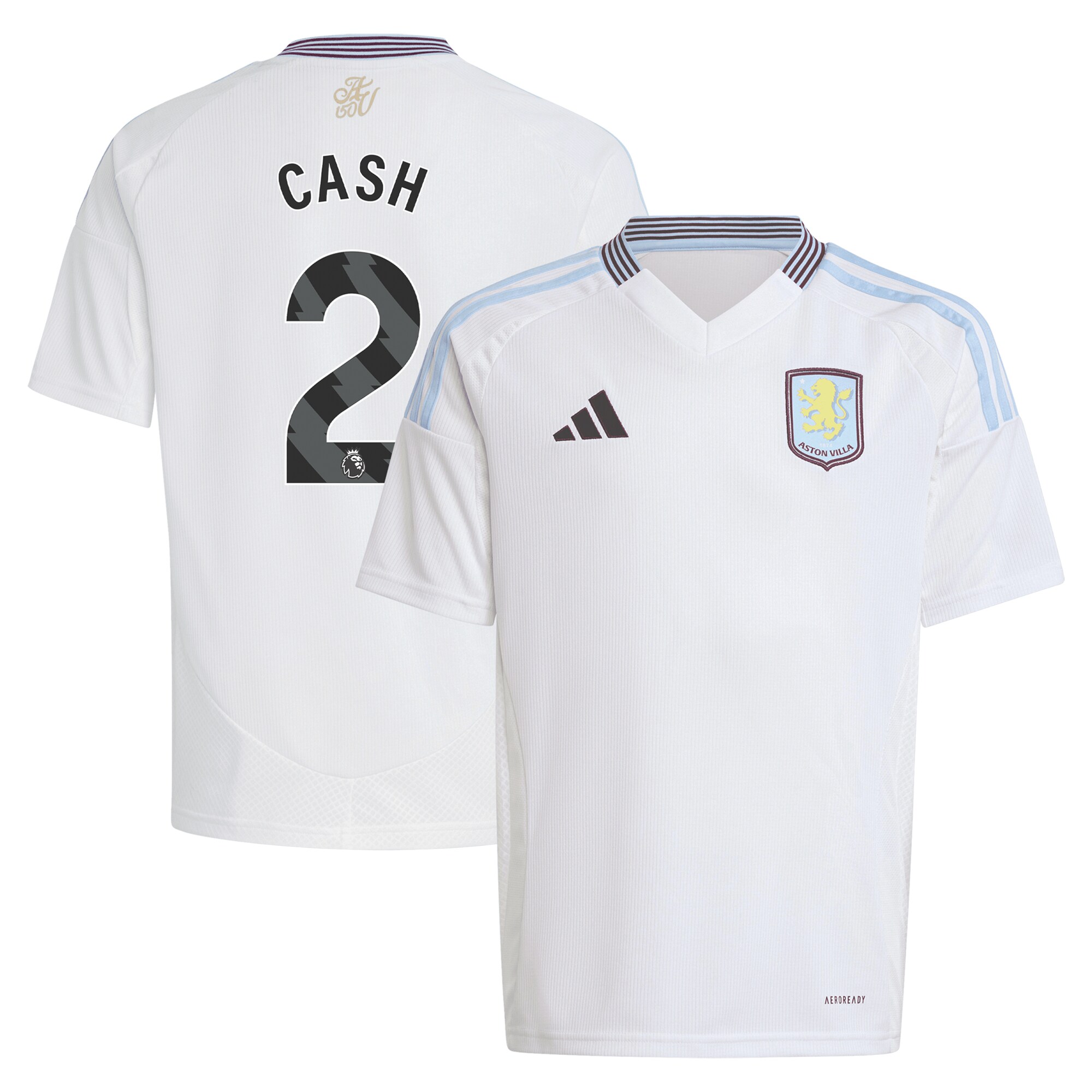 aston villa adidas away shirt 2024-25 – kids with cash 2 printing Collection | Official Aston Villa Jerseys for Fans