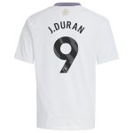 aston villa adidas away shirt 2024-25 – kids with j.duran 9 printing Collection | Official Aston Villa Jerseys for Fans