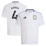 aston villa adidas away shirt 2024-25 – kids with konsa 4 printing Collection | Official Aston Villa Jerseys for Fans