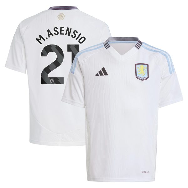 aston villa adidas away shirt 2024-25 – kids with m.asensio 21 printing Collection | Official Aston Villa Jerseys for Fans