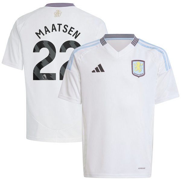aston villa adidas away shirt 2024-25 – kids with maatsen 22 printing Collection | Official Aston Villa Jerseys for Fans