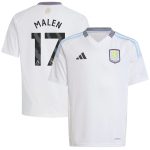 aston villa adidas away shirt 2024-25 – kids with malen 17 printing Collection | Official Aston Villa Jerseys for Fans