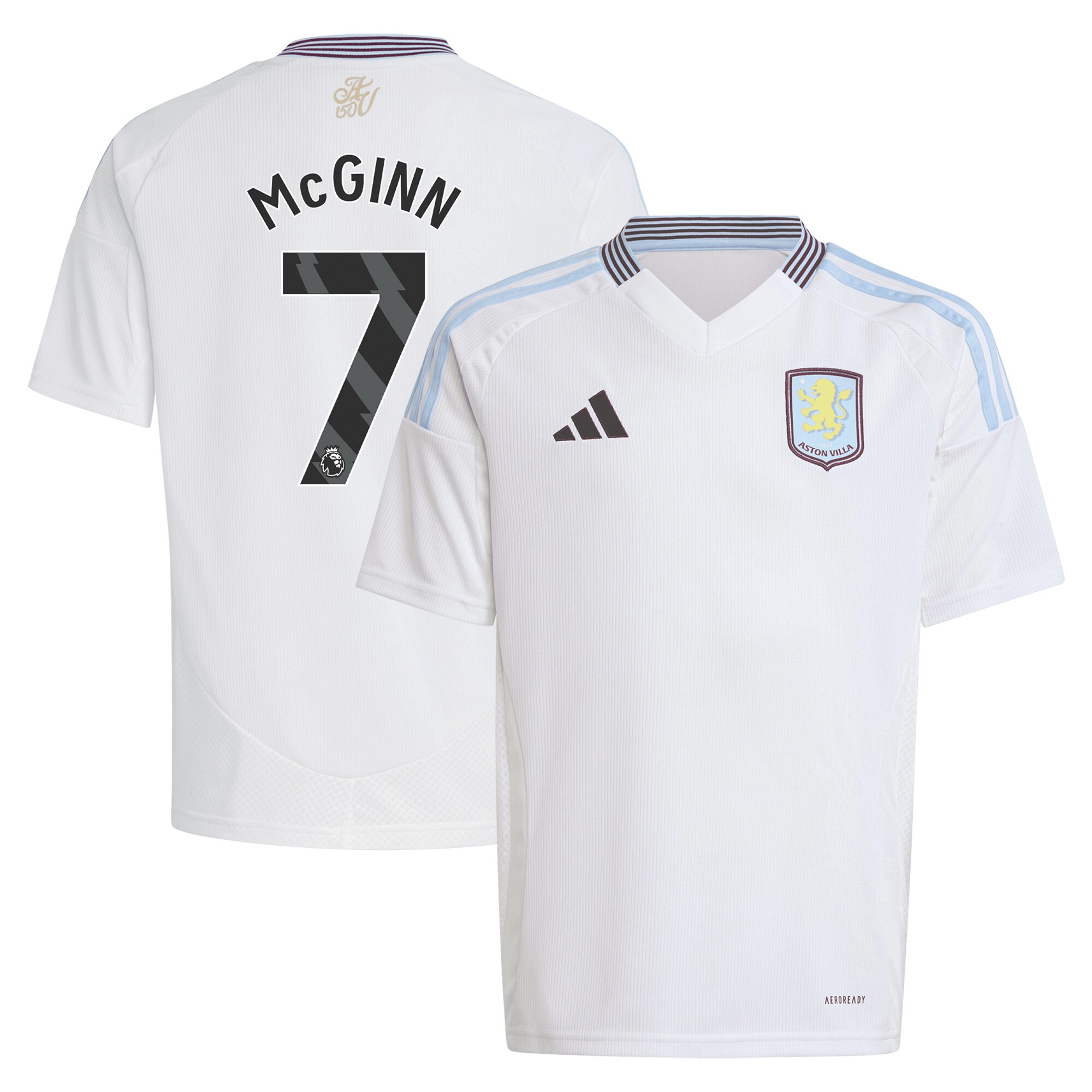 aston villa adidas away shirt 2024-25 – kids with mcginn 7 printing Collection | Official Aston Villa Jerseys for Fans