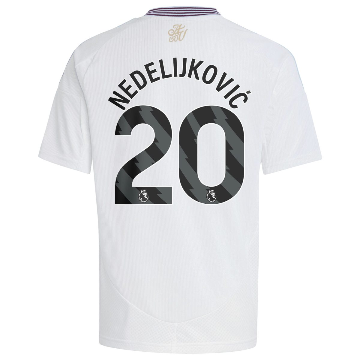 aston villa adidas away shirt 2024-25 – kids with nedeljković 20 printing Collection | Official Aston Villa Jerseys for Fans