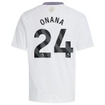 aston villa adidas away shirt 2024-25 – kids with onana 24 printing Collection | Official Aston Villa Jerseys for Fans