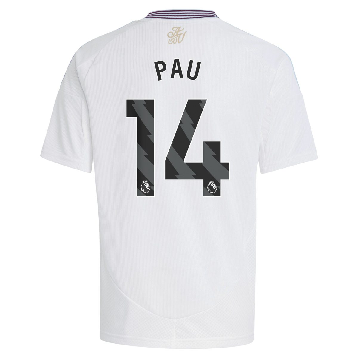 aston villa adidas away shirt 2024-25 – kids with pau 14 printing Collection | Official Aston Villa Jerseys for Fans
