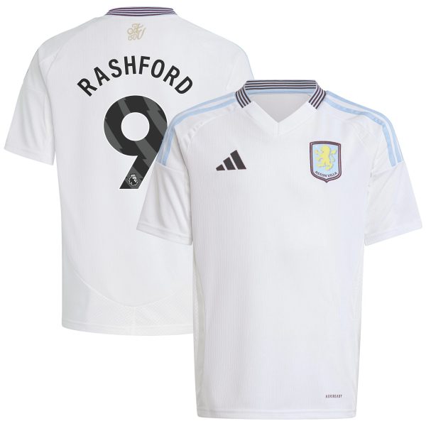 aston villa adidas away shirt 2024-25 – kids with rashford 9 printing Collection | Official Aston Villa Jerseys for Fans