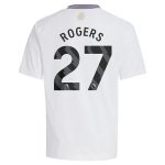 aston villa adidas away shirt 2024-25 – kids with rogers 27 printing Collection | Official Aston Villa Jerseys for Fans