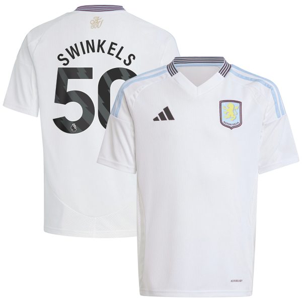 aston villa adidas away shirt 2024-25 – kids with swinkels 50 printing Collection | Official Aston Villa Jerseys for Fans