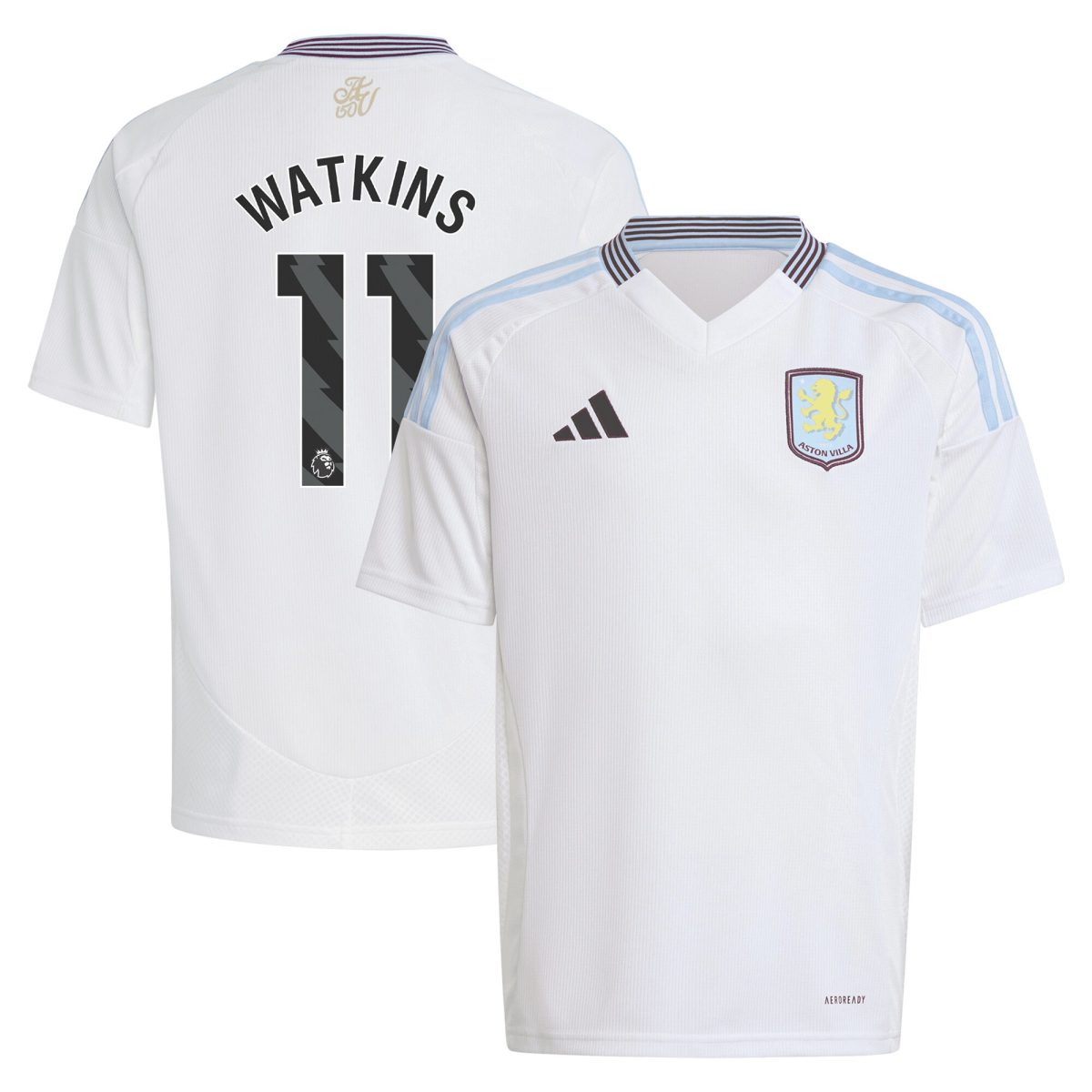 aston villa adidas away shirt 2024-25 – kids with watkins 11 printing Collection | Official Aston Villa Jerseys for Fans