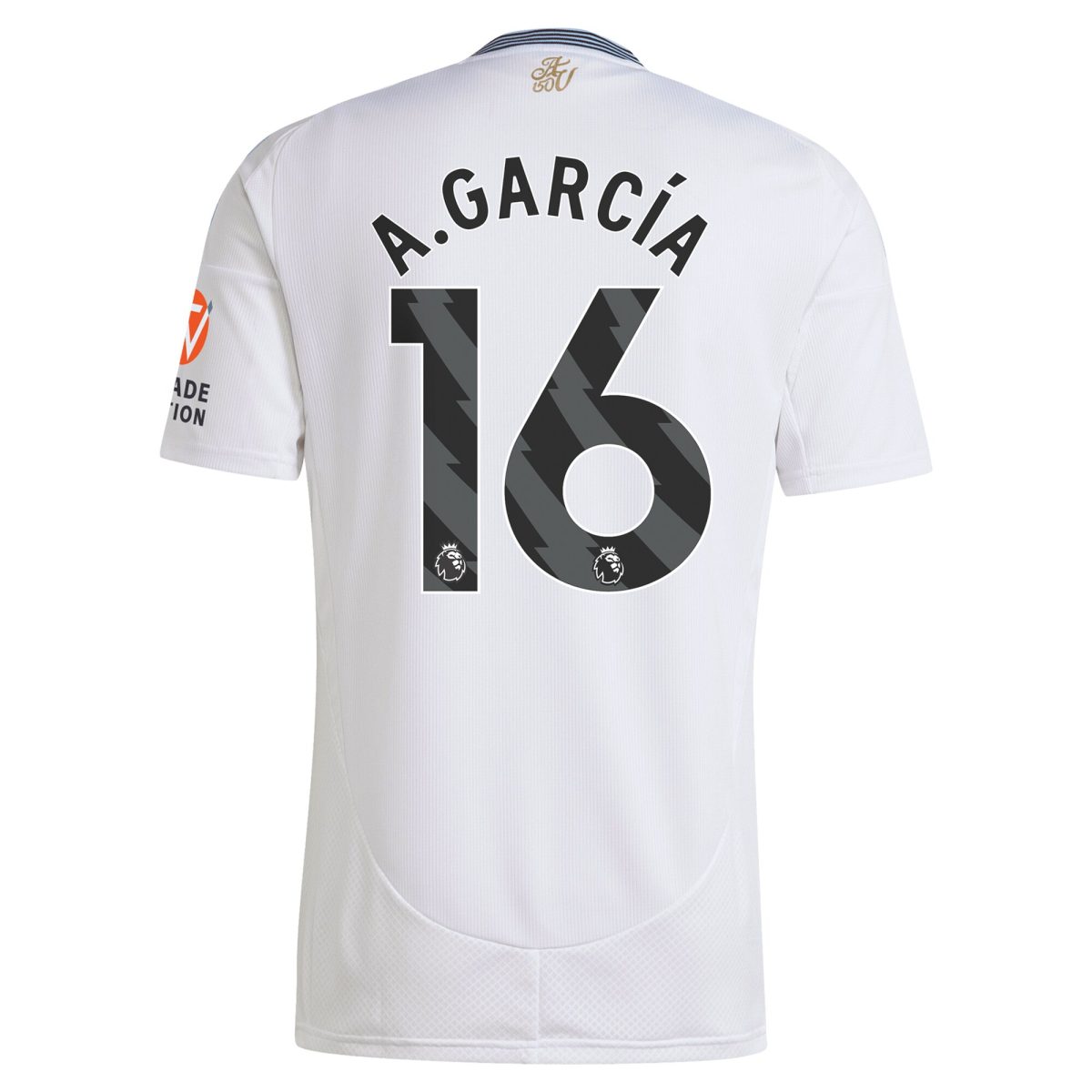 aston villa adidas away shirt 2024-25 with a.garcía 16 printing Collection | Official Aston Villa Jerseys for Fans