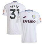 aston villa adidas away shirt 2024-25 with bailey 31 printing Collection | Official Aston Villa Jerseys for Fans