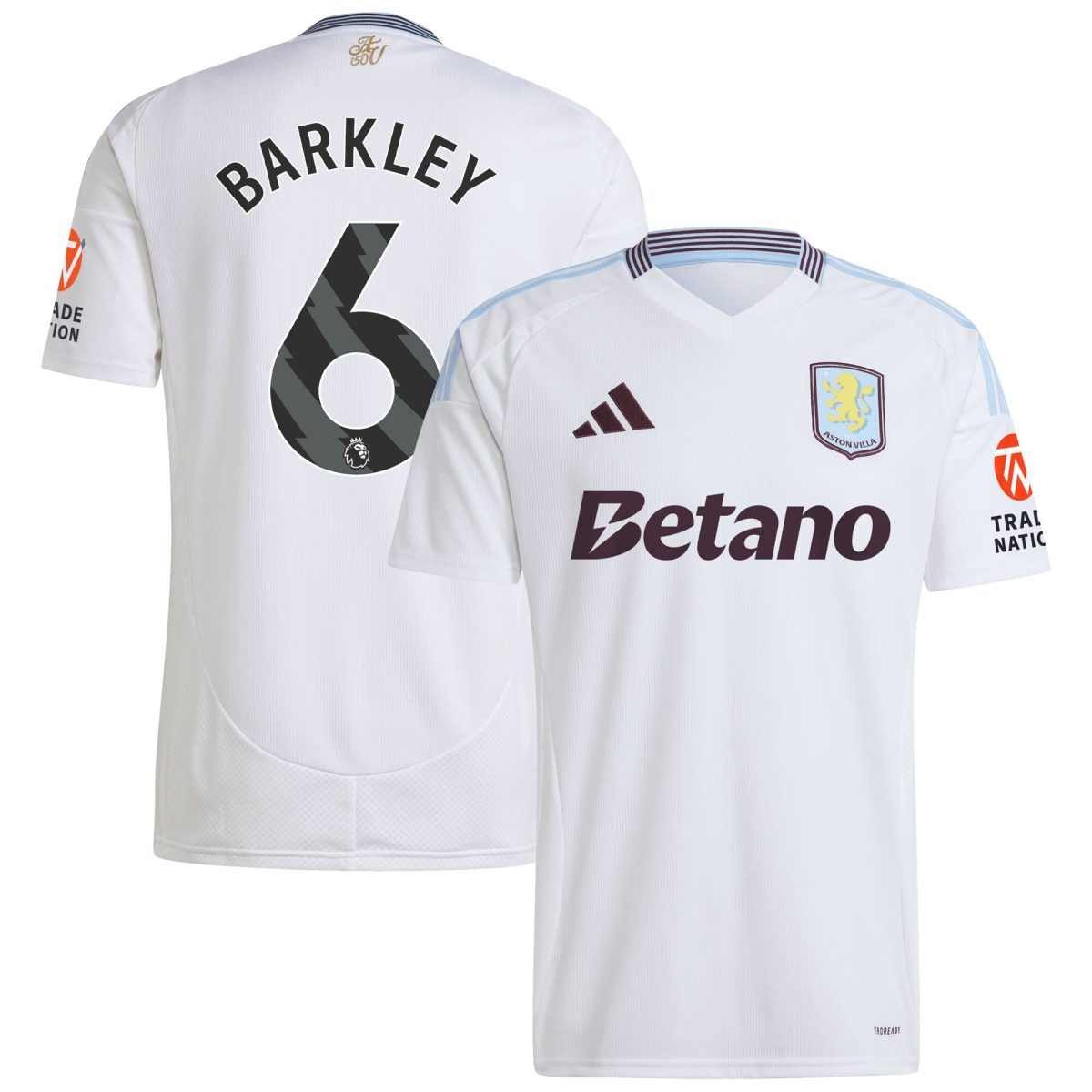 aston villa adidas away shirt 2024-25 with barkley 6 printing Collection | Official Aston Villa Jerseys for Fans