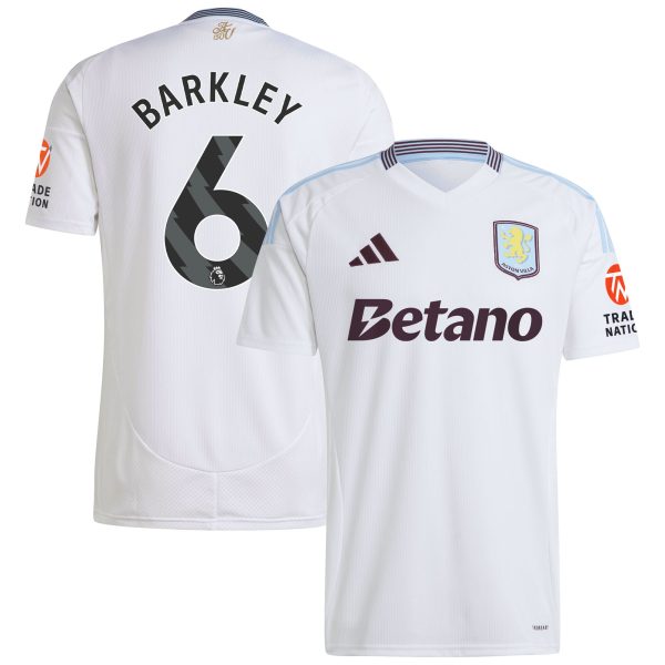 aston villa adidas away shirt 2024-25 with barkley 6 printing Collection | Official Aston Villa Jerseys for Fans