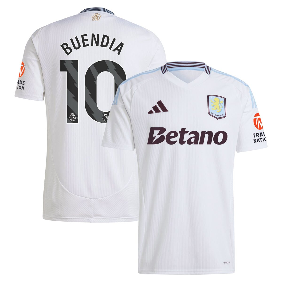 aston villa adidas away shirt 2024-25 with buendia 10 printing Collection | Official Aston Villa Jerseys for Fans