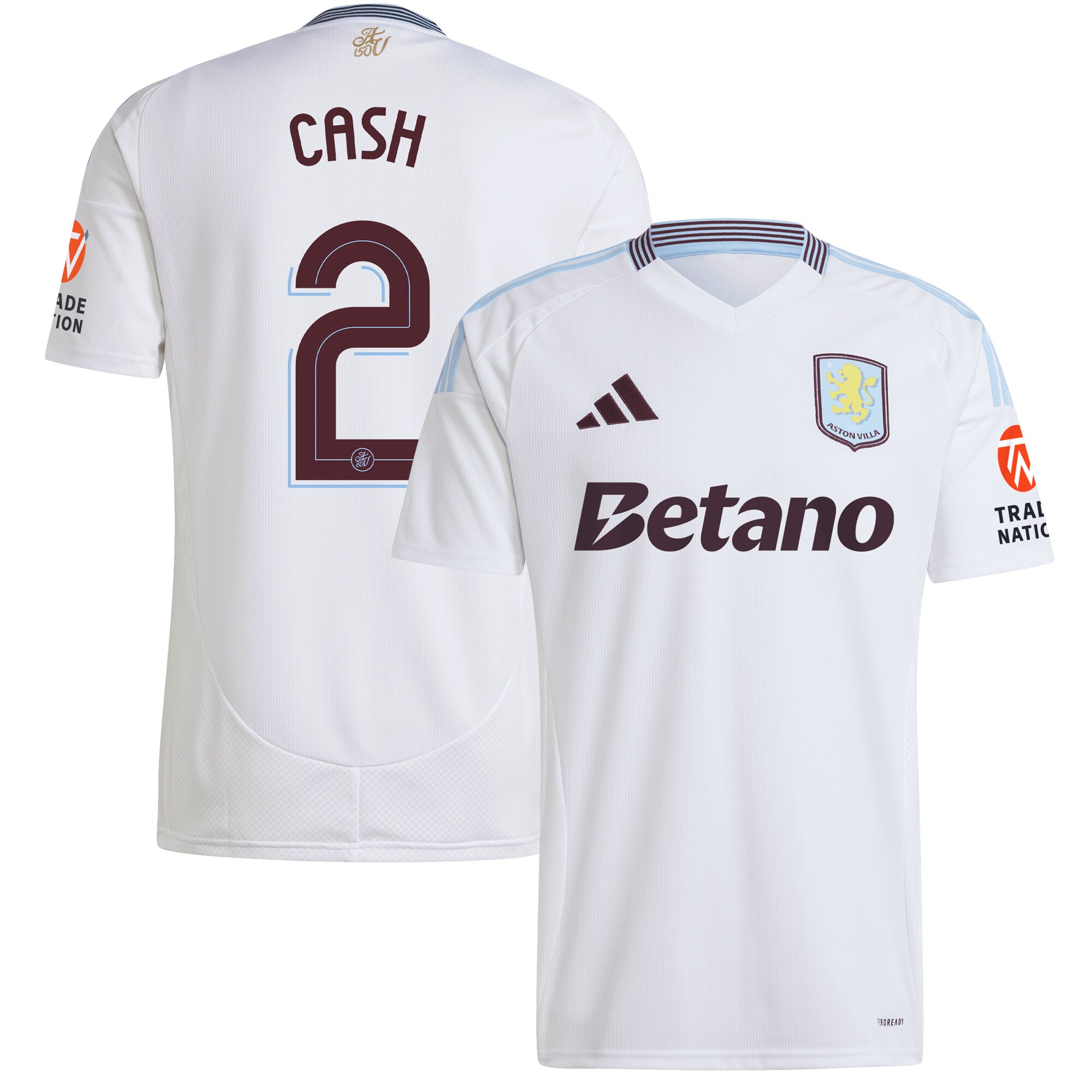 aston villa adidas away shirt 2024-25 with cash 2 cup printing Collection | Official Aston Villa Jerseys for Fans