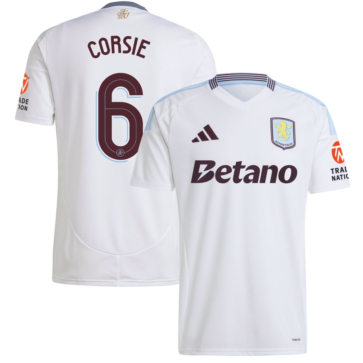 aston villa adidas away shirt 2024-25 with corsie 6 cup printing Collection | Official Aston Villa Jerseys for Fans