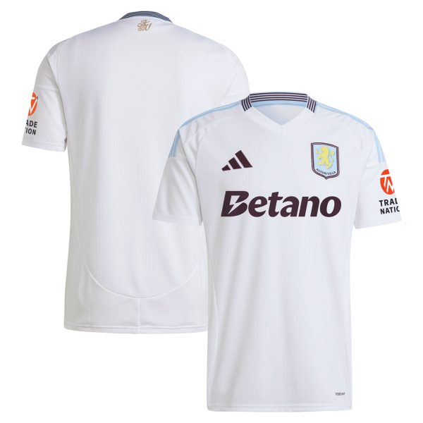 aston villa adidas away shirt 2024-25 with custom printing Collection | Official Aston Villa Jerseys for Fans