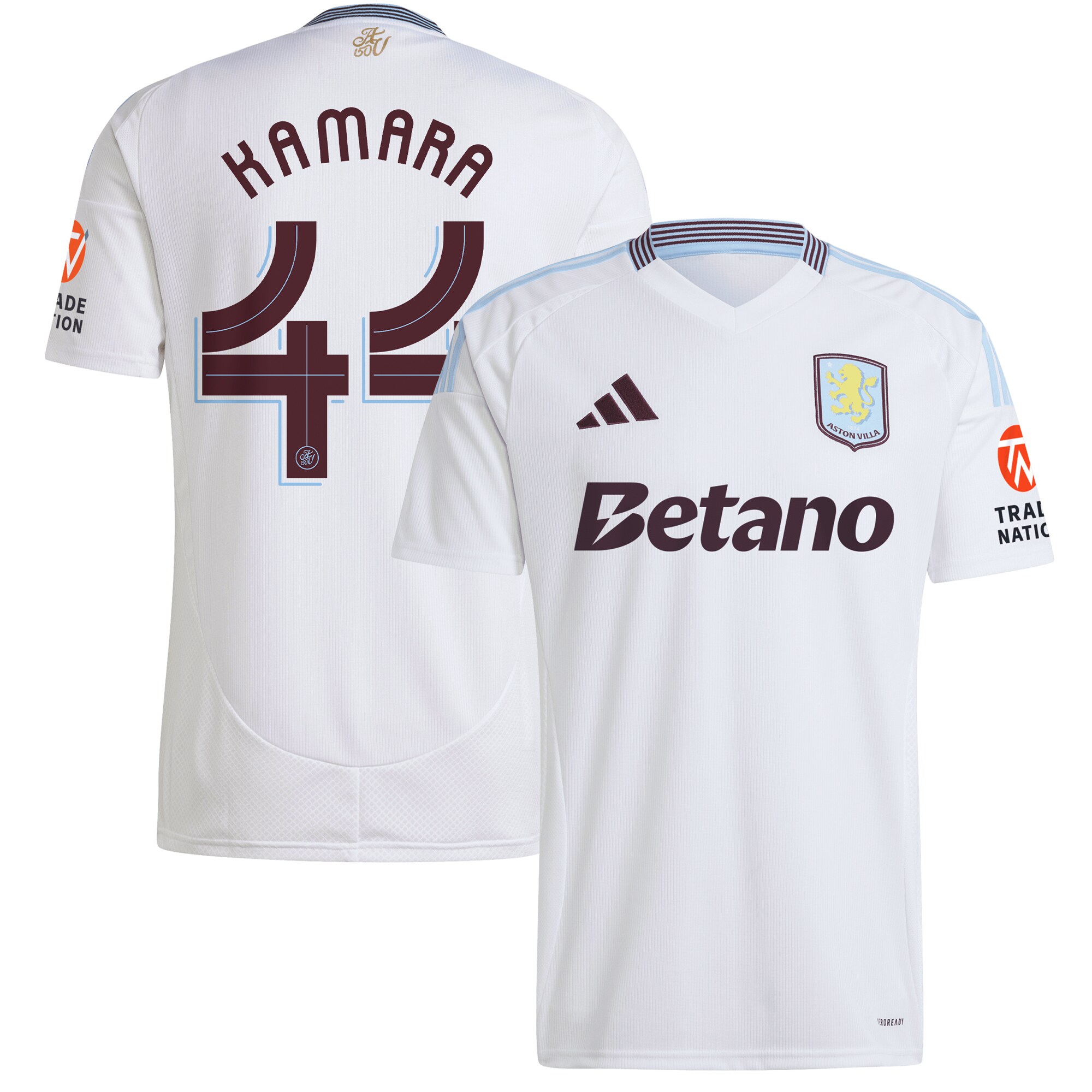 aston villa adidas away shirt 2024-25 with kamara 44 cup printing Collection | Official Aston Villa Jerseys for Fans