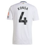 aston villa adidas away shirt 2024-25 with konsa 4 printing Collection | Official Aston Villa Jerseys for Fans