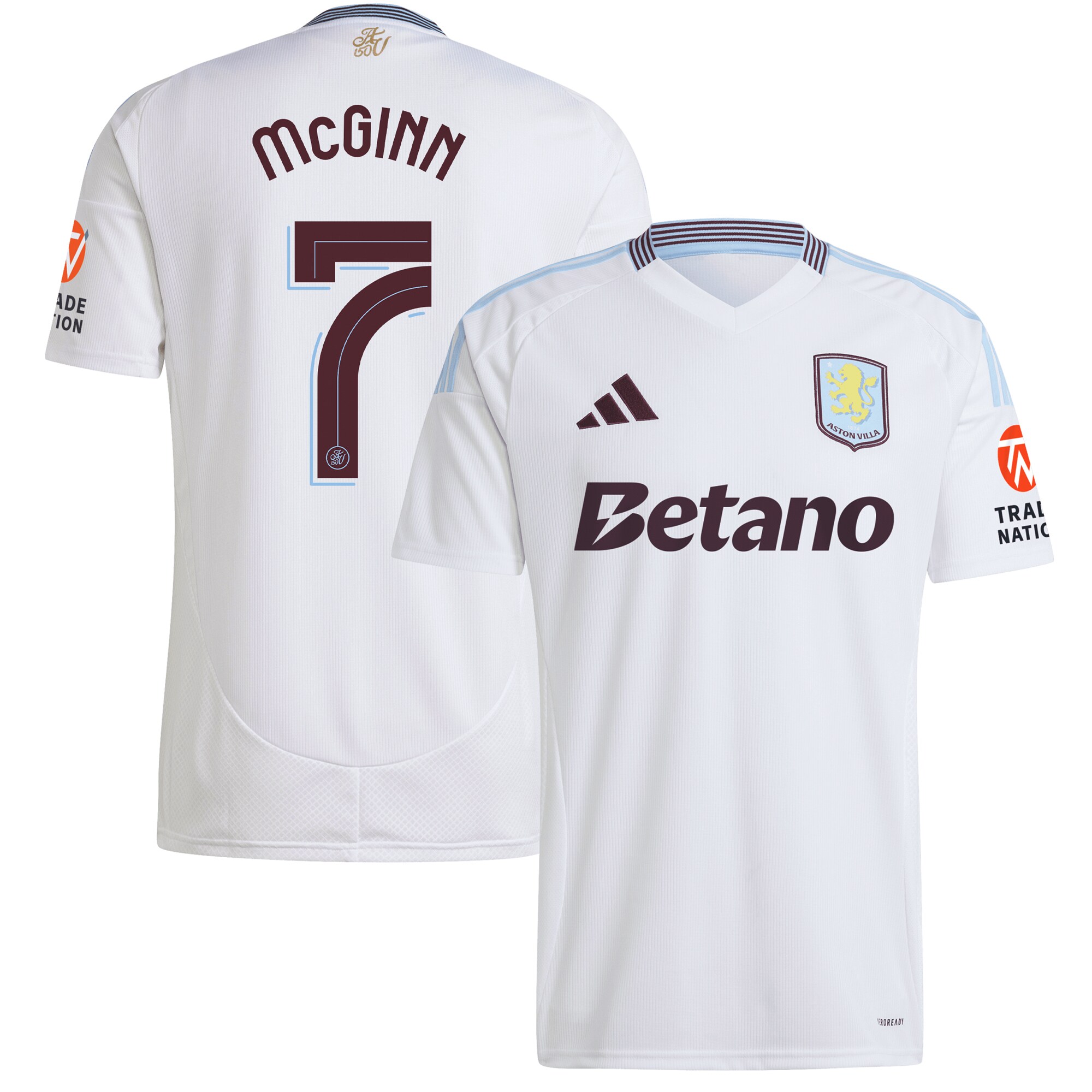 aston villa adidas away shirt 2024-25 with mcginn 7 cup printing Collection | Official Aston Villa Jerseys for Fans