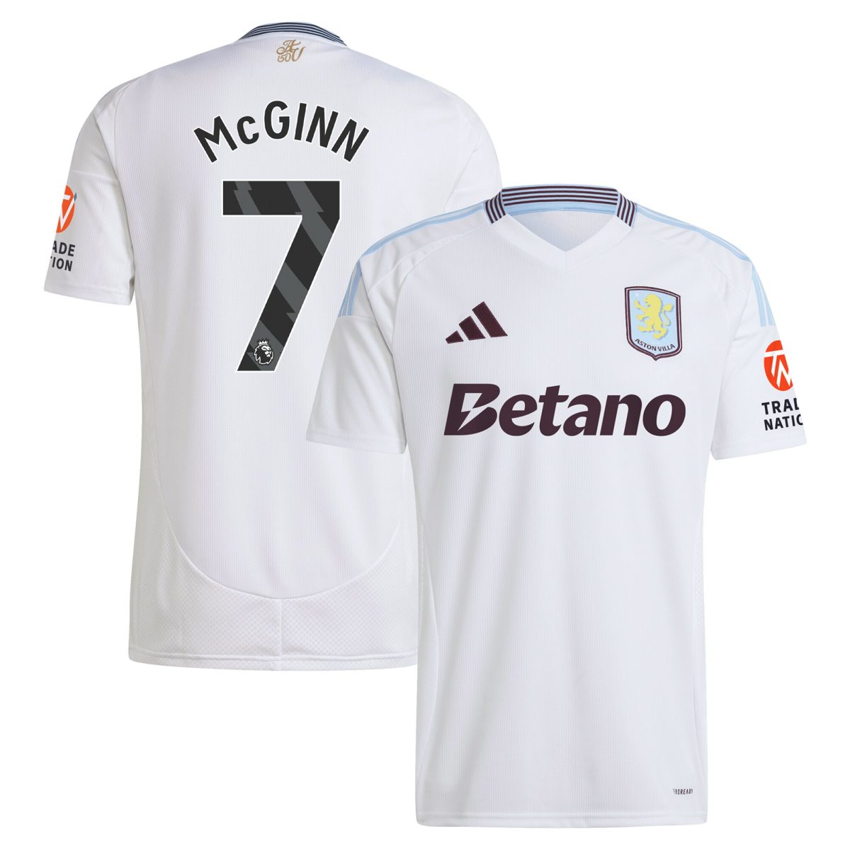 aston villa adidas away shirt 2024-25 with mcginn 7 printing Collection | Official Aston Villa Jerseys for Fans