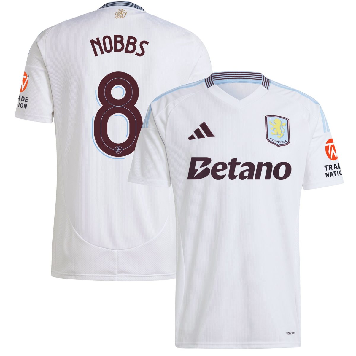 aston villa adidas away shirt 2024-25 with nobbs 8 cup printing Collection | Official Aston Villa Jerseys for Fans