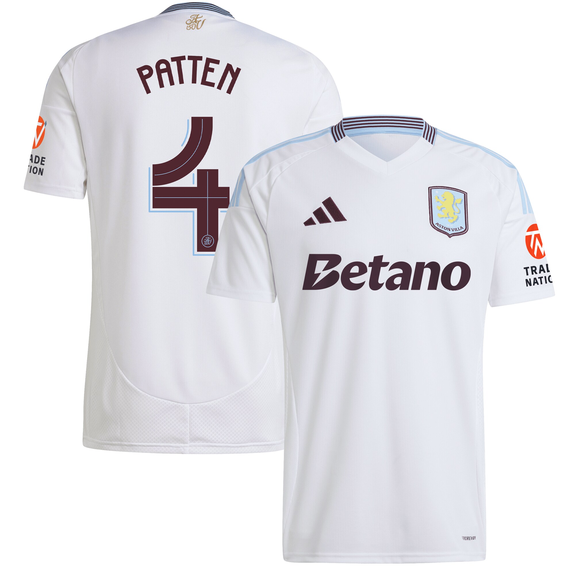aston villa adidas away shirt 2024-25 with patten 4 cup printing Collection | Official Aston Villa Jerseys for Fans