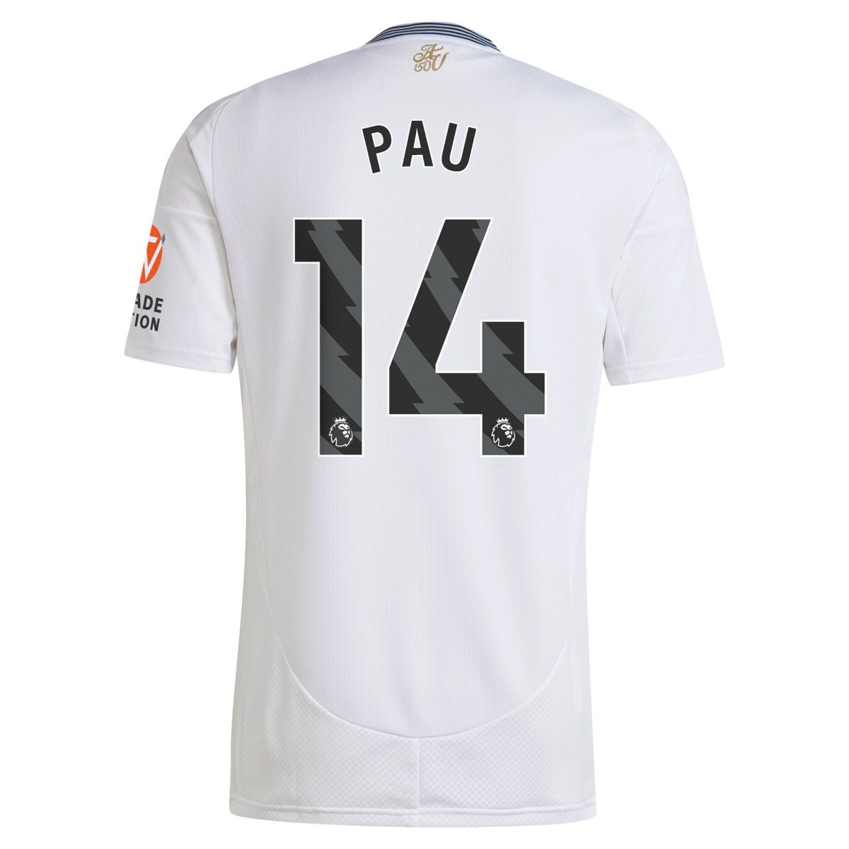 aston villa adidas away shirt 2024-25 with pau 14 printing Collection | Official Aston Villa Jerseys for Fans