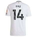 aston villa adidas away shirt 2024-25 with pau 14 printing Collection | Official Aston Villa Jerseys for Fans