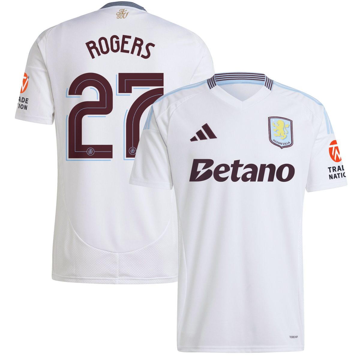 aston villa adidas away shirt 2024-25 with rogers 27 cup printing Collection | Official Aston Villa Jerseys for Fans