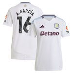 aston villa adidas away shirt 2024-25 – womens with a.garcía 16 printing Collection | Official Aston Villa Jerseys for Fans