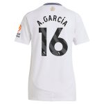 aston villa adidas away shirt 2024-25 – womens with a.garcía 16 printing Collection | Official Aston Villa Jerseys for Fans