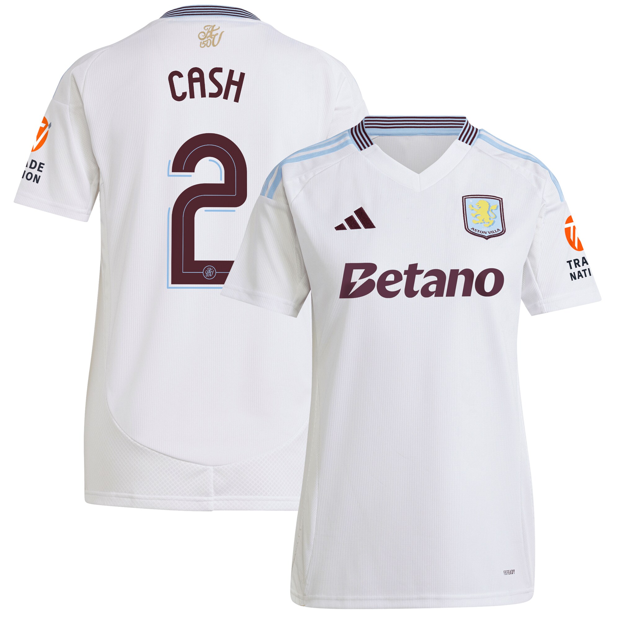 aston villa adidas away shirt 2024-25 – womens with cash 2 cup printing Collection | Official Aston Villa Jerseys for Fans