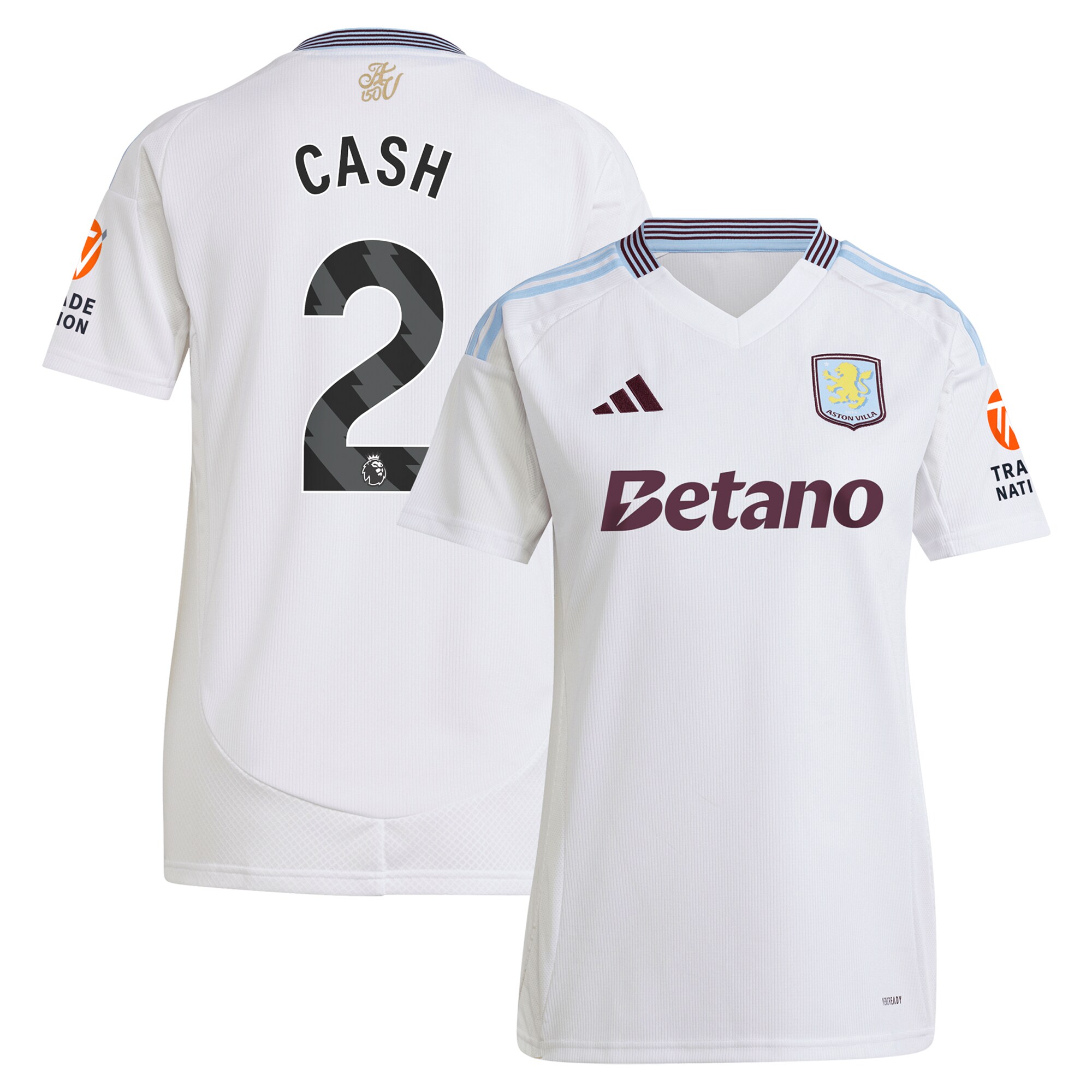 aston villa adidas away shirt 2024-25 – womens with cash 2 printing Collection | Official Aston Villa Jerseys for Fans