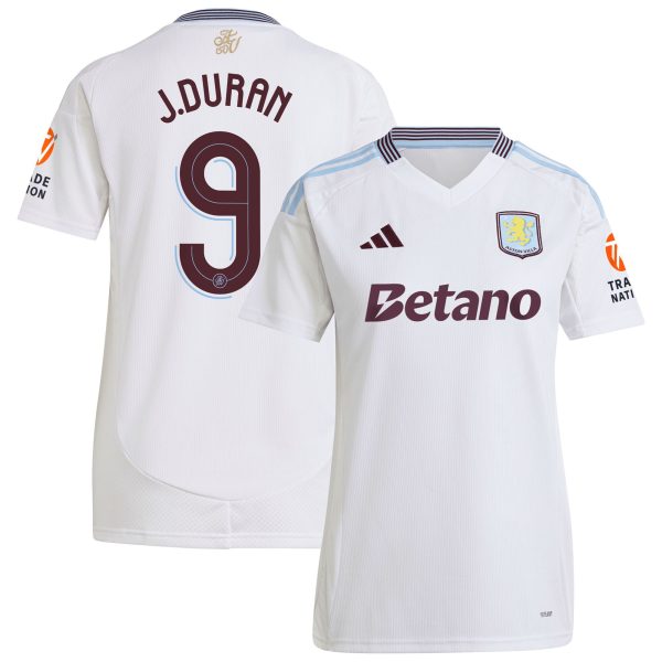 aston villa adidas away shirt 2024-25 – womens with duran 9 cup printing Collection | Official Aston Villa Jerseys for Fans