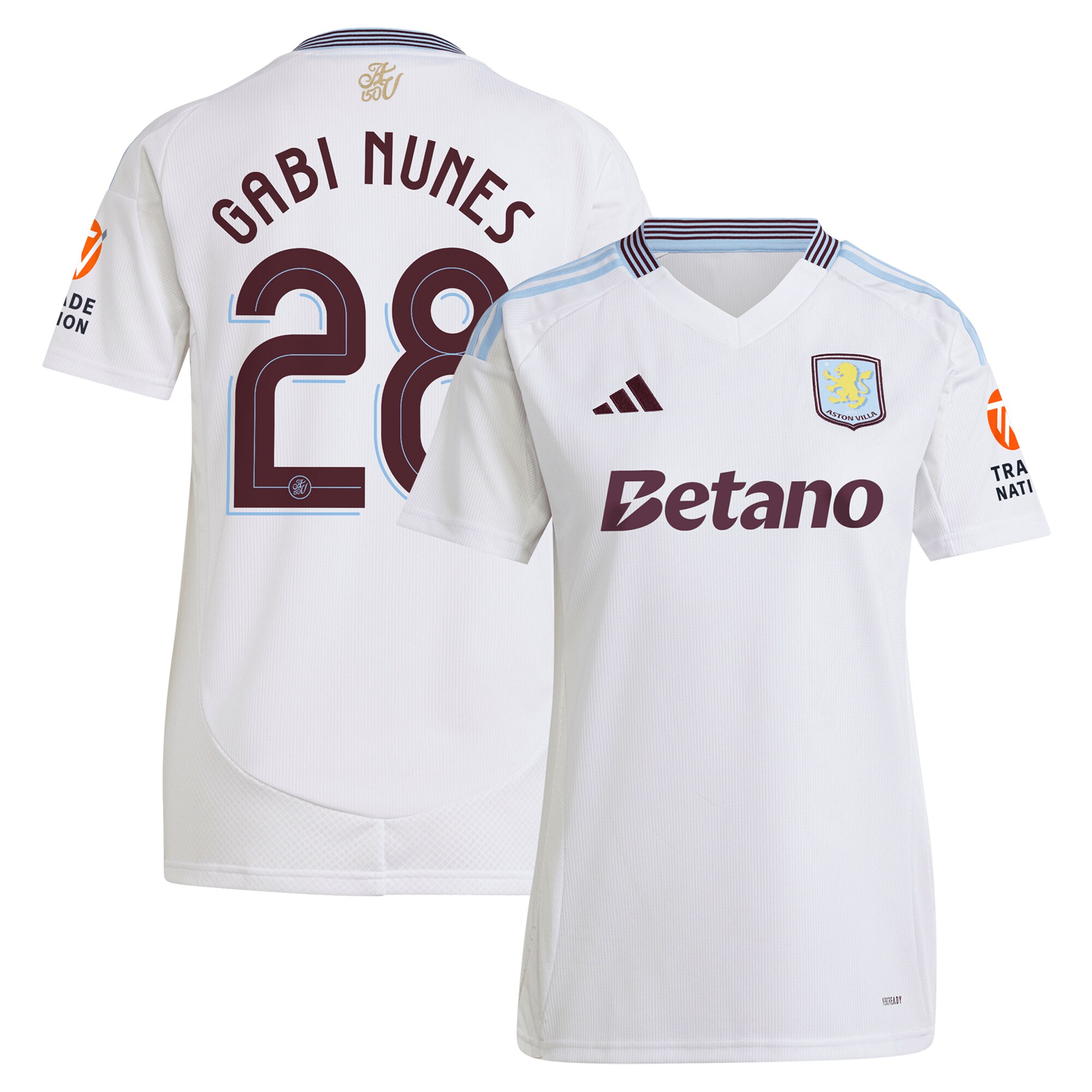 aston villa adidas away shirt 2024-25 – womens with gabi nunes 28 cup printing Collection | Official Aston Villa Jerseys for Fans