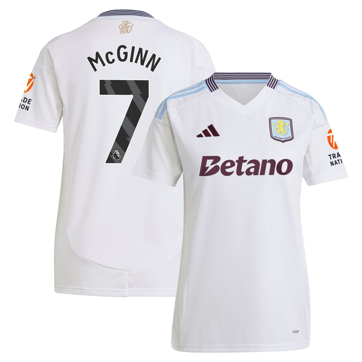 aston villa adidas away shirt 2024-25 – womens with mcginn 7 printing Collection | Official Aston Villa Jerseys for Fans