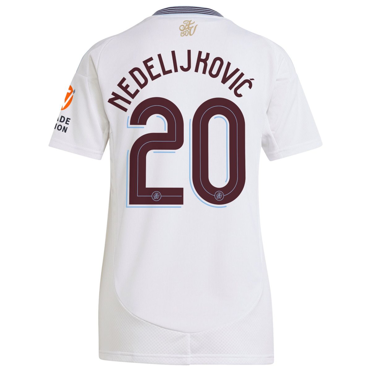 aston villa adidas away shirt 2024-25 – womens with nedeljković 20 cup printing Collection | Official Aston Villa Jerseys for Fans