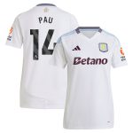 aston villa adidas away shirt 2024-25 – womens with pau 14 printing Collection | Official Aston Villa Jerseys for Fans