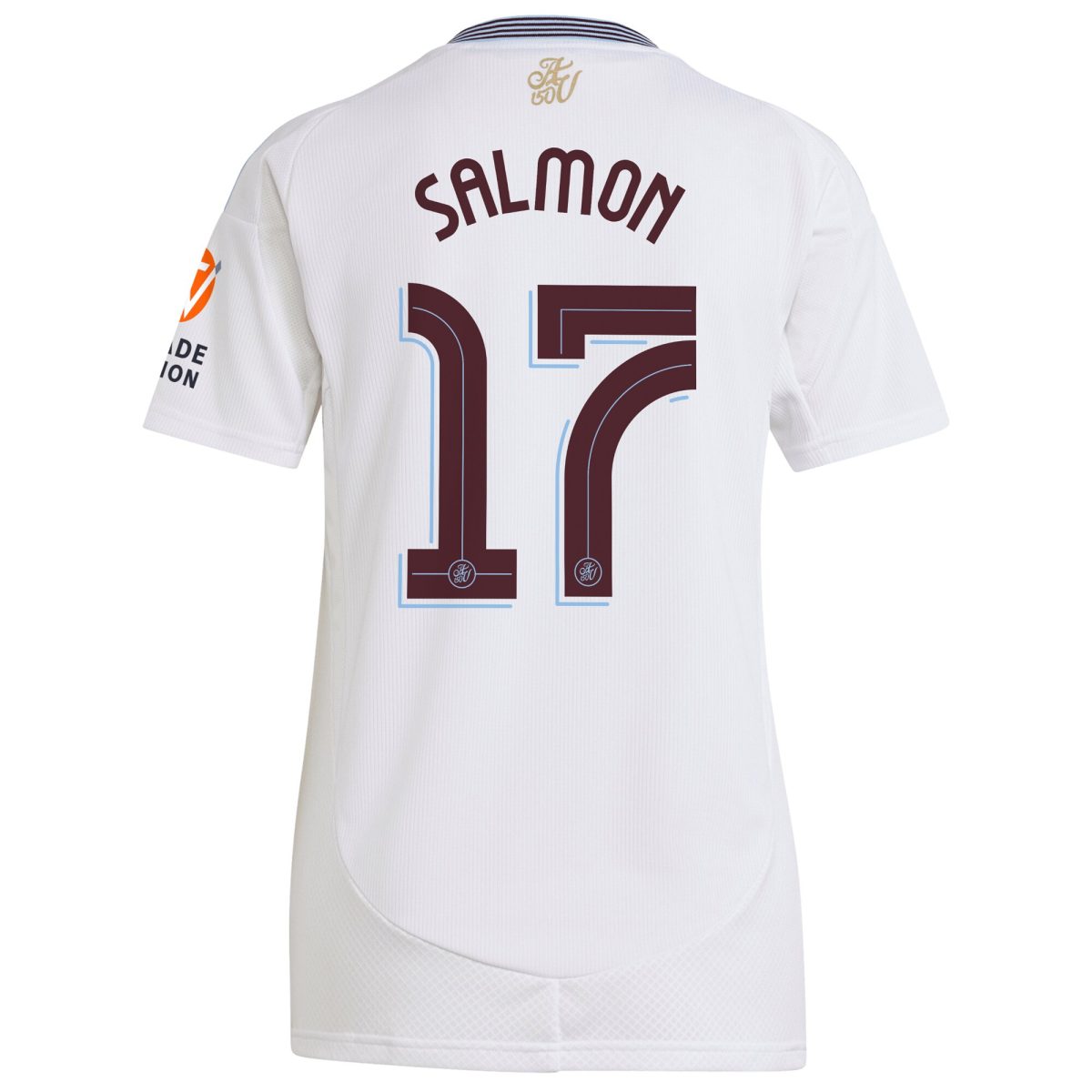 aston villa adidas away shirt 2024-25 – womens with salmon 17 cup printing Collection | Official Aston Villa Jerseys for Fans