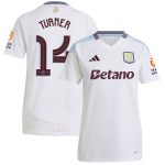aston villa adidas away shirt 2024-25 – womens with turner 14 cup printing Collection | Official Aston Villa Jerseys for Fans