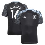 aston villa adidas away shirt 2025-26 – kids with a.garcía 16 printing Collection | Official Aston Villa Jerseys for Fans