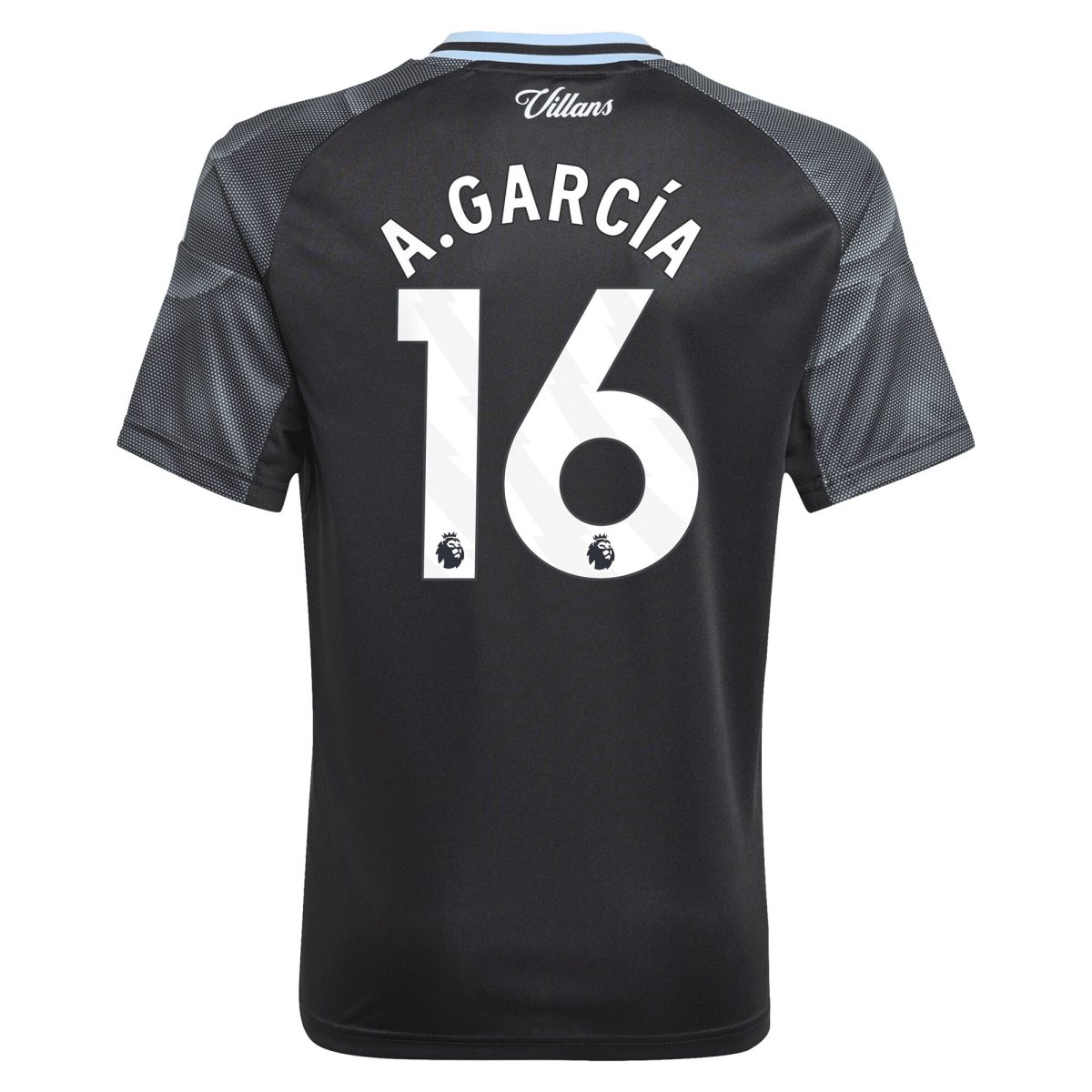 aston villa adidas away shirt 2025-26 – kids with a.garcía 16 printing Collection | Official Aston Villa Jerseys for Fans