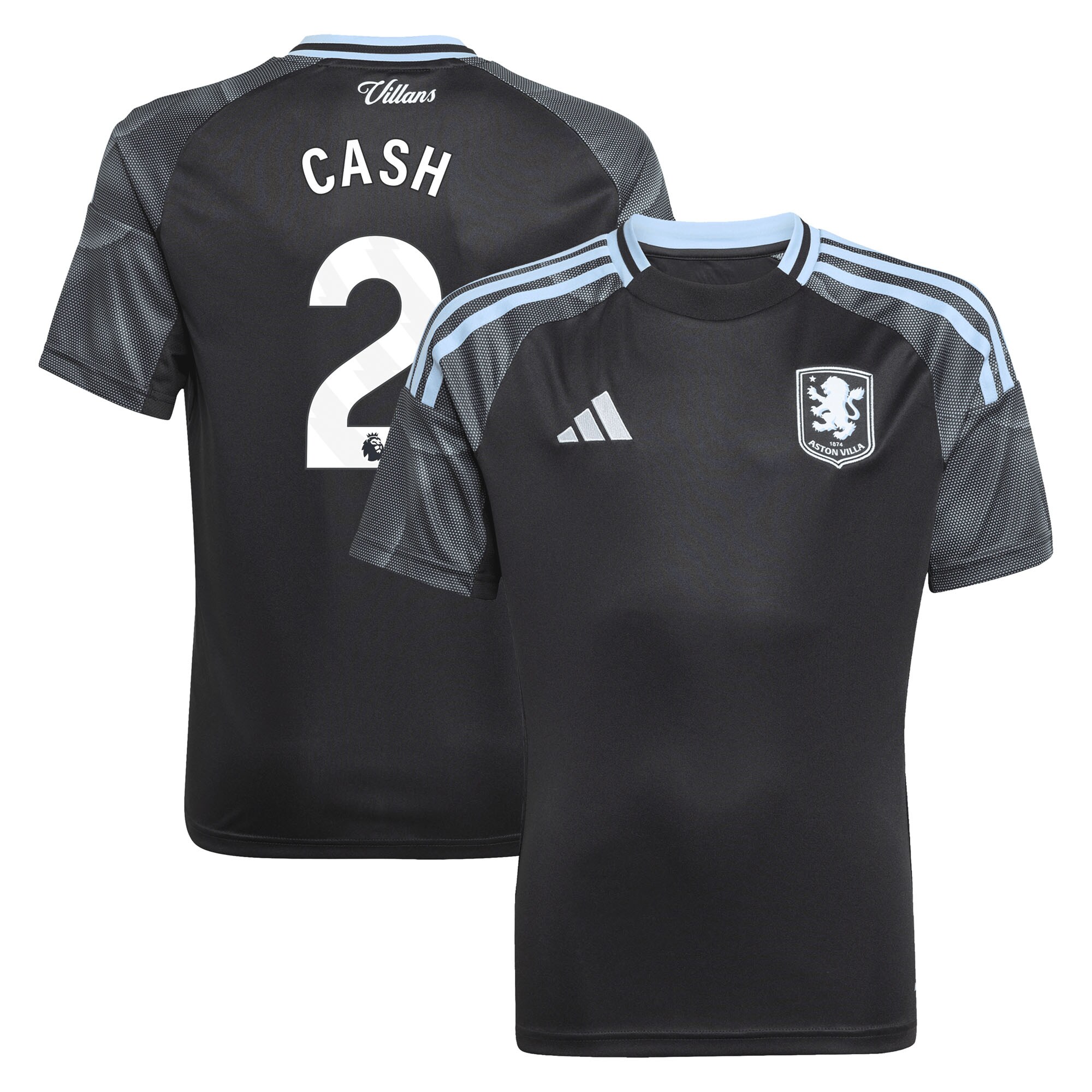 aston villa adidas away shirt 2025-26 – kids with cash 2 printing Collection | Official Aston Villa Jerseys for Fans