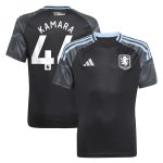 aston villa adidas away shirt 2025-26 – kids with kamara 44 printing Collection | Official Aston Villa Jerseys for Fans
